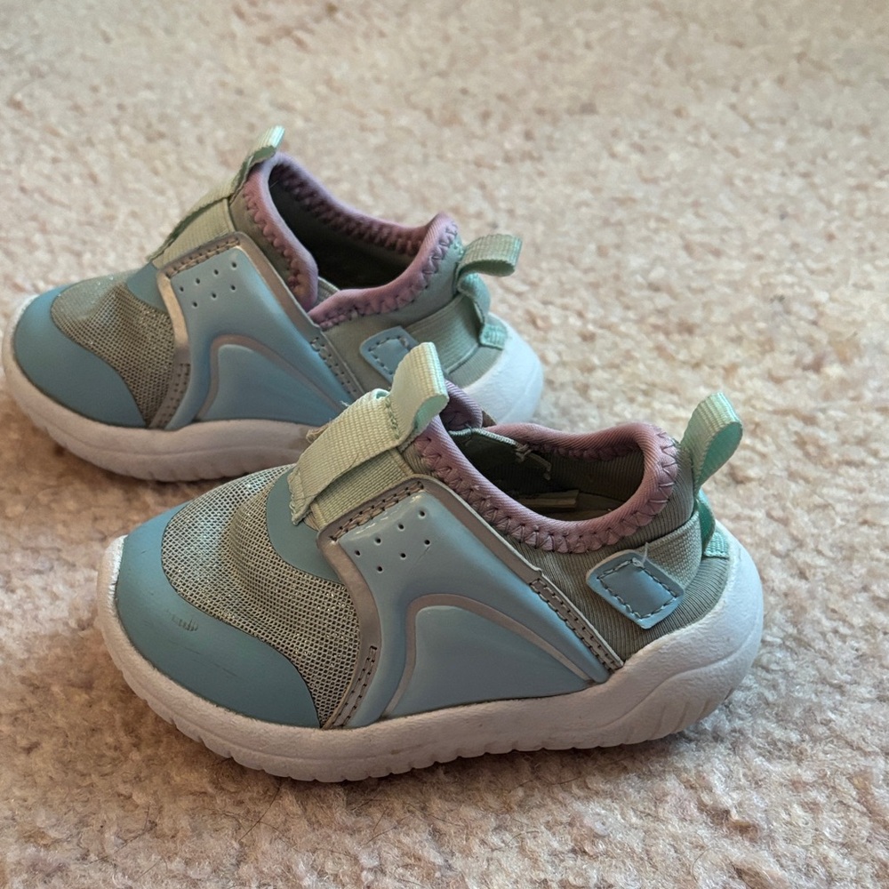 Kids' Blue and Green Sneakers